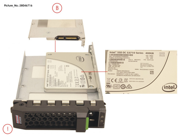 SSD SATA 6G 400GB WRITE-INT. 3.5' H-P EP