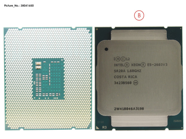 CPU XEON E5-2603 V3 1,6GHZ 85W