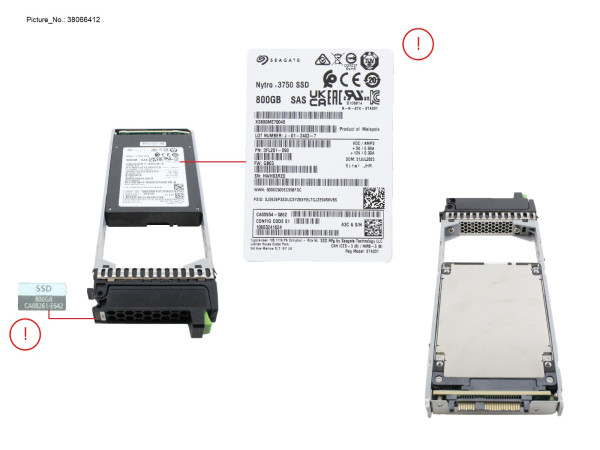 DX/AF SSD SAS 2.5" 800GB 12G