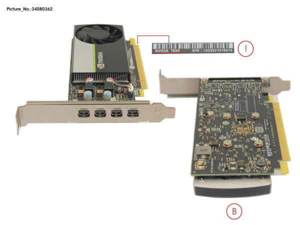 VGA NVIDIA QUADRO T600 4GB