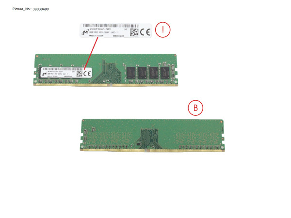 MEMORY 8GB DDR4-2666 UD