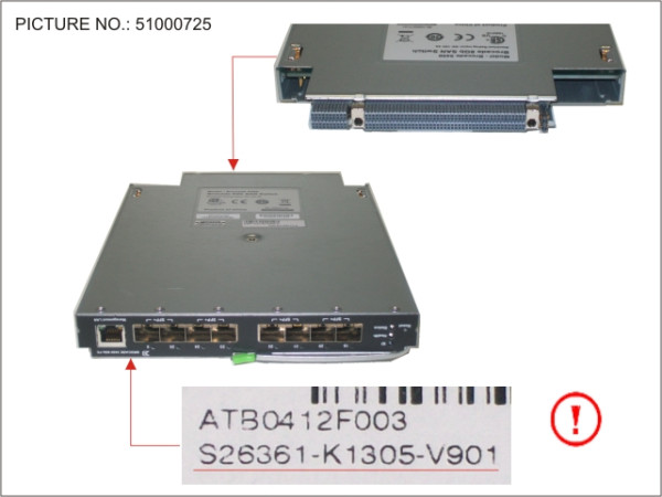 CB FC SWITCH 8GB 18/8 14 (BROCADE 5450)