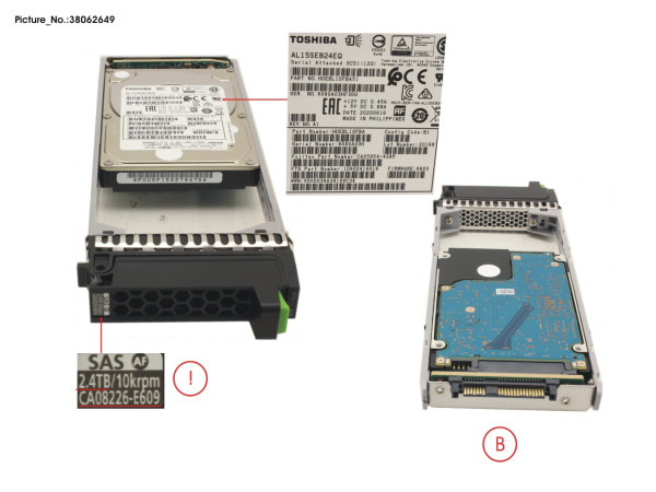 DX HD DRIVE 2.5' 2.4TB 10K