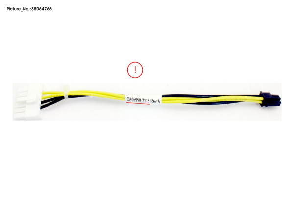 POWER CABLE 1X6=>2X2 (MB TO EXPANDER BD_