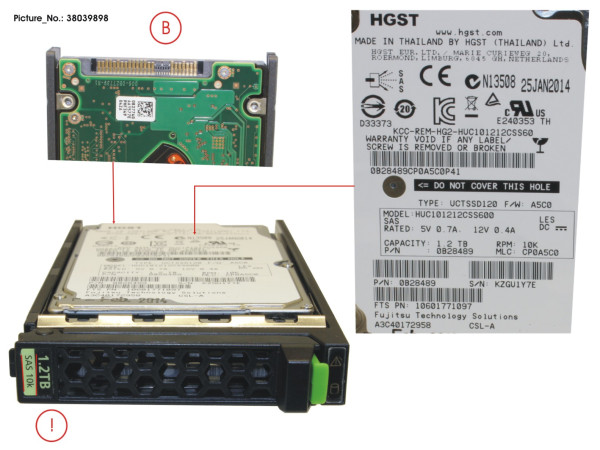 HD SAS 6G 1.2TB 10K HOT PL 2.5' EP