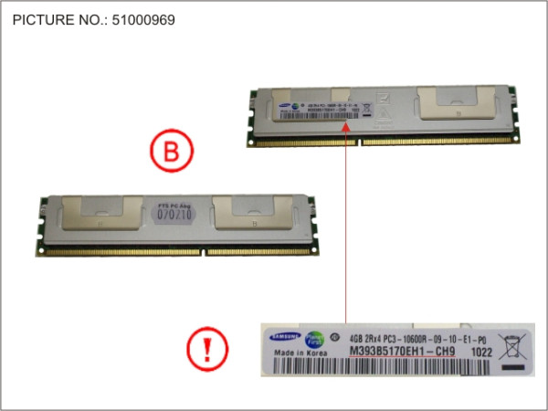 4 GB DDR3 13,3" 3 MHZ PC3-10600 RG D