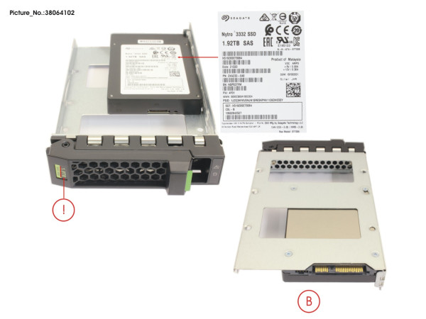 SSD SAS 12G RI 1.92TB IN LFF SLIM