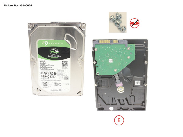 HD SATA 6G 500GB 7.2K NO HOT PL 3.5' ECO