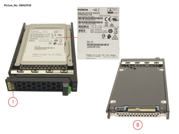 SSD SAS 12G 1.6TB WRITE-INT. 2.5' H-P EP