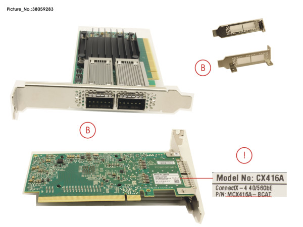 MCX4 EN 2X 40GBE