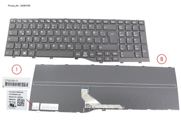 KEYBOARD BLACK ICELAND WIN11 (NEW_FN)