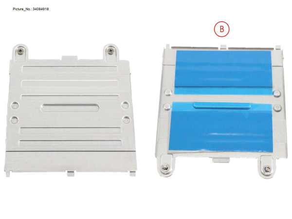 COVER, DIMM W/ THERMAL RUBBERS (UPPER)