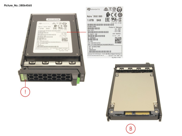 SSD SAS 12G MU 1.6TB IN SFF SLIM
