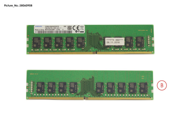 16GB (1X16GB) 2RX8 DDR4-2666 U ECC