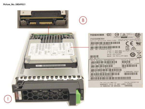 DX MLC SSD SAS 2.5' 3.84TB 12G