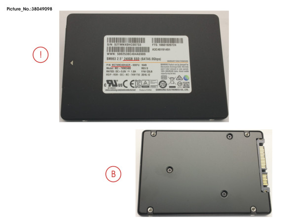 SSD S3 240GB 2.5 SATA (SFF)