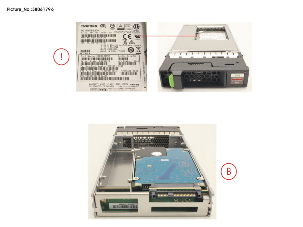 DX60 S4 HD DRIVE 3.5" 1.2TB 10K