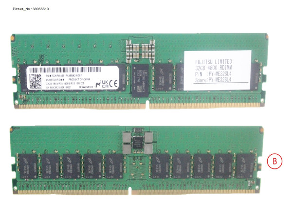 32GB (1X32GB) 1RX4 DDR5-4800 R ECC FOR G