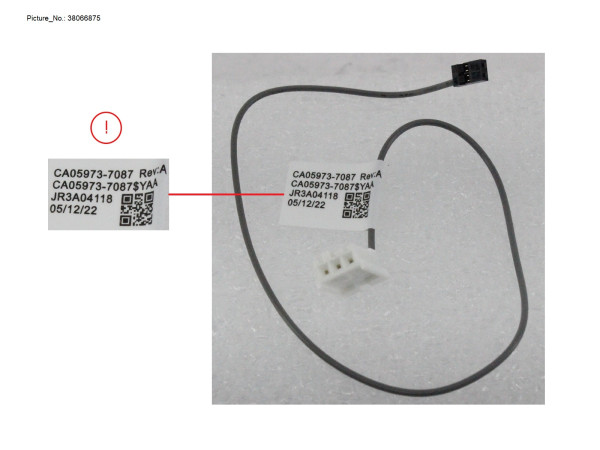 TX M5 HDD LED CABLE, 1 TO 1, 250MM, MICR