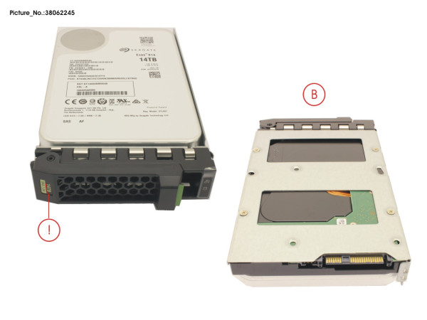 HD SAS 12G 14TB 7.2K 512E HOT PL 3.5" BC