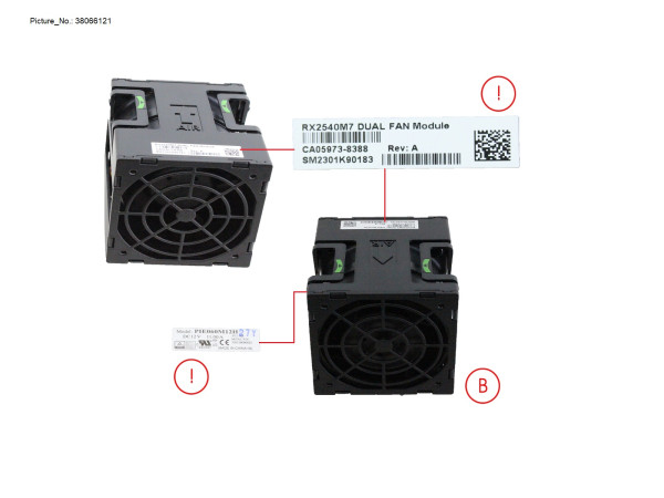 RX2540M7_FAN MODULE (6056 DUAL ROTOR)