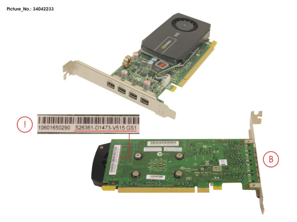 VGA NVIDIA QUADRO NVS510 2GB PCI-E X16