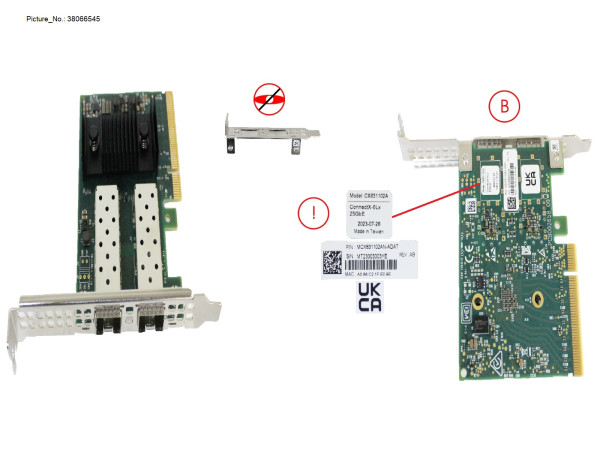 PLAN EP MCX6-LX 25GB 2P SFP28 PCIE