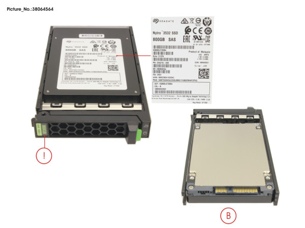 SSD SAS 12G MU 800GB IN SFF SLIM