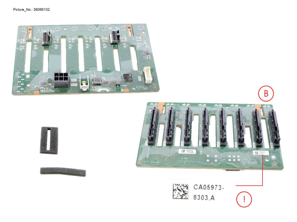 RX2540M7 HSBP 8X2.5" SAS4