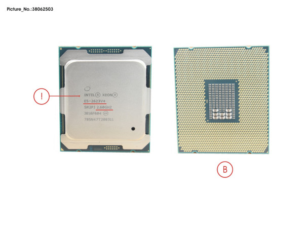 CPU XEON E5-2623V4 2.6GHZ 85W