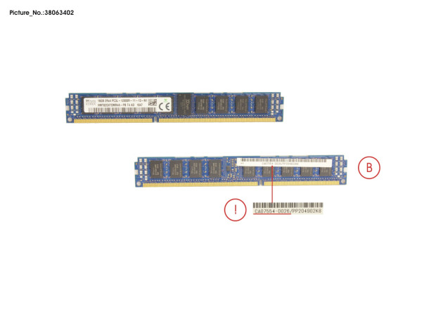 DX1/200 S3/S4 CACHEMEM 16GB 1X DIMM