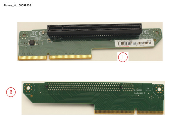 1U RISER A (L) PCB