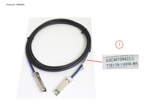 SFP+ ACTIVE TWINAX CABLE FUJITSU 5M